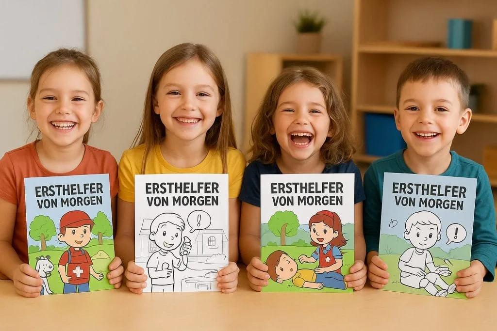 Ersthelfer von Morgen: Interaktive Mal- und Arbeitsbücher für Kindergärten im Rems-Murr-Kreis
